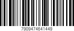 Código de barras (EAN, GTIN, SKU, ISBN): '7909474641449'