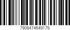 Código de barras (EAN, GTIN, SKU, ISBN): '7909474649179'