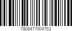Código de barras (EAN, GTIN, SKU, ISBN): '7909477004753'