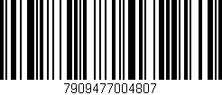 Código de barras (EAN, GTIN, SKU, ISBN): '7909477004807'