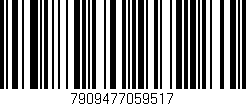 Código de barras (EAN, GTIN, SKU, ISBN): '7909477059517'