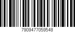 Código de barras (EAN, GTIN, SKU, ISBN): '7909477059548'