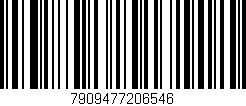 Código de barras (EAN, GTIN, SKU, ISBN): '7909477206546'