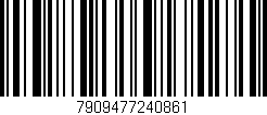 Código de barras (EAN, GTIN, SKU, ISBN): '7909477240861'