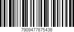 Código de barras (EAN, GTIN, SKU, ISBN): '7909477875438'