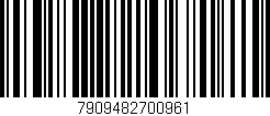 Código de barras (EAN, GTIN, SKU, ISBN): '7909482700961'