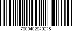 Código de barras (EAN, GTIN, SKU, ISBN): '7909482940275'