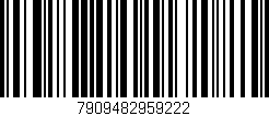 Código de barras (EAN, GTIN, SKU, ISBN): '7909482959222'