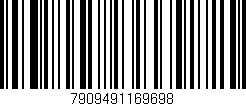 Código de barras (EAN, GTIN, SKU, ISBN): '7909491169698'