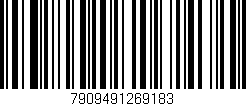 Código de barras (EAN, GTIN, SKU, ISBN): '7909491269183'