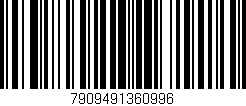 Código de barras (EAN, GTIN, SKU, ISBN): '7909491360996'