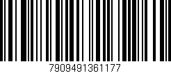 Código de barras (EAN, GTIN, SKU, ISBN): '7909491361177'