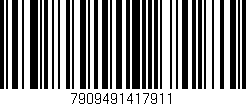 Código de barras (EAN, GTIN, SKU, ISBN): '7909491417911'