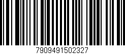 Código de barras (EAN, GTIN, SKU, ISBN): '7909491502327'