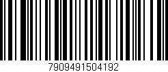 Código de barras (EAN, GTIN, SKU, ISBN): '7909491504192'