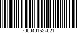 Código de barras (EAN, GTIN, SKU, ISBN): '7909491534021'