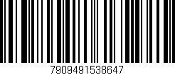 Código de barras (EAN, GTIN, SKU, ISBN): '7909491538647'