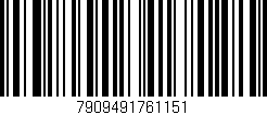 Código de barras (EAN, GTIN, SKU, ISBN): '7909491761151'