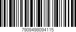 Código de barras (EAN, GTIN, SKU, ISBN): '7909498094115'