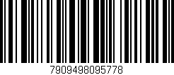 Código de barras (EAN, GTIN, SKU, ISBN): '7909498095778'