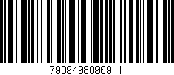 Código de barras (EAN, GTIN, SKU, ISBN): '7909498096911'