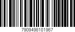 Código de barras (EAN, GTIN, SKU, ISBN): '7909498101967'