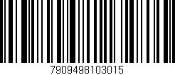 Código de barras (EAN, GTIN, SKU, ISBN): '7909498103015'