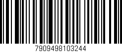 Código de barras (EAN, GTIN, SKU, ISBN): '7909498103244'