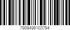 Código de barras (EAN, GTIN, SKU, ISBN): '7909498103794'