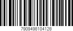 Código de barras (EAN, GTIN, SKU, ISBN): '7909498104128'