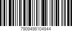Código de barras (EAN, GTIN, SKU, ISBN): '7909498104944'