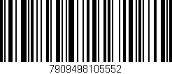 Código de barras (EAN, GTIN, SKU, ISBN): '7909498105552'