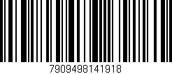 Código de barras (EAN, GTIN, SKU, ISBN): '7909498141918'