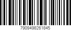 Código de barras (EAN, GTIN, SKU, ISBN): '7909498261845'