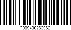 Código de barras (EAN, GTIN, SKU, ISBN): '7909498263962'