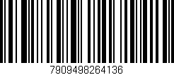 Código de barras (EAN, GTIN, SKU, ISBN): '7909498264136'
