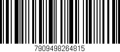 Código de barras (EAN, GTIN, SKU, ISBN): '7909498264815'