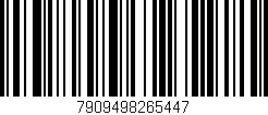 Código de barras (EAN, GTIN, SKU, ISBN): '7909498265447'