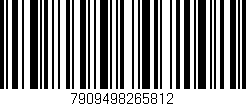 Código de barras (EAN, GTIN, SKU, ISBN): '7909498265812'