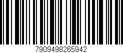 Código de barras (EAN, GTIN, SKU, ISBN): '7909498265942'