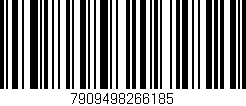 Código de barras (EAN, GTIN, SKU, ISBN): '7909498266185'