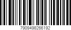 Código de barras (EAN, GTIN, SKU, ISBN): '7909498266192'