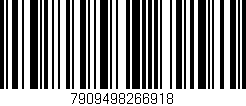 Código de barras (EAN, GTIN, SKU, ISBN): '7909498266918'