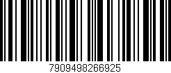 Código de barras (EAN, GTIN, SKU, ISBN): '7909498266925'
