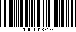 Código de barras (EAN, GTIN, SKU, ISBN): '7909498267175'