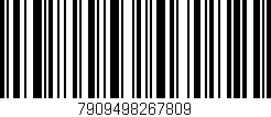 Código de barras (EAN, GTIN, SKU, ISBN): '7909498267809'