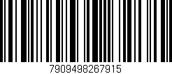 Código de barras (EAN, GTIN, SKU, ISBN): '7909498267915'