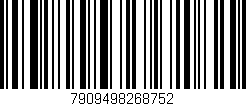 Código de barras (EAN, GTIN, SKU, ISBN): '7909498268752'