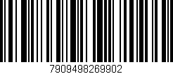 Código de barras (EAN, GTIN, SKU, ISBN): '7909498269902'