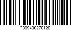 Código de barras (EAN, GTIN, SKU, ISBN): '7909498270120'